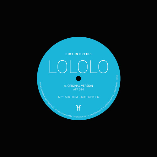 Sixtus Preiss "Lololo (Band Version)" - Boiler Room Debuts