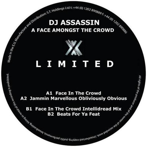 DJ Assassin - A Face Amongst The Crowd 12" CS127 Cross Section Records