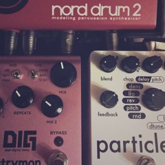 Gear test nr.1: Nord Drum 2 with Red Panda Particle and Strymon Dig fx pedals