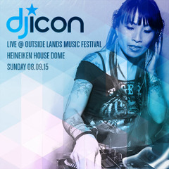 DJ ICON Live @ Outside Lands: Heineken House 08.09.15