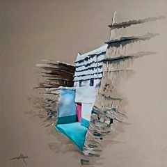 خطوة - يا مسوق لسوق أبها - العمل التشكيلي المصاحب للفنان فايع الألمعي