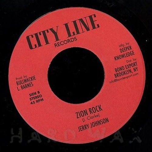 Jerry Johnson "Zion Rock" (City Line)