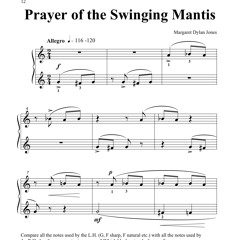 Prayer of the Swinging Mantis, comp 1994 by MDJ, rec 20150827