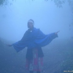 Running  through the fog