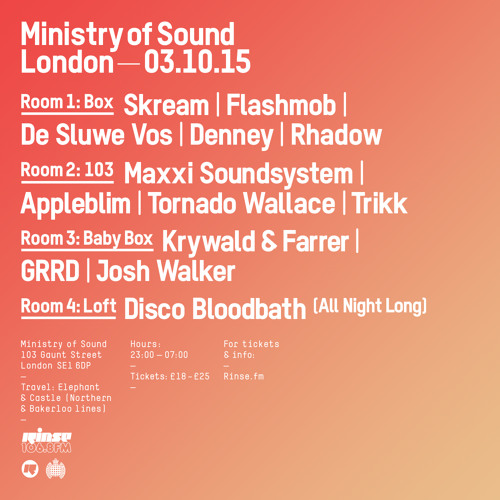 Rinse FM Podcast - Midland w/ Honey Soundsystem - 28th August 2015