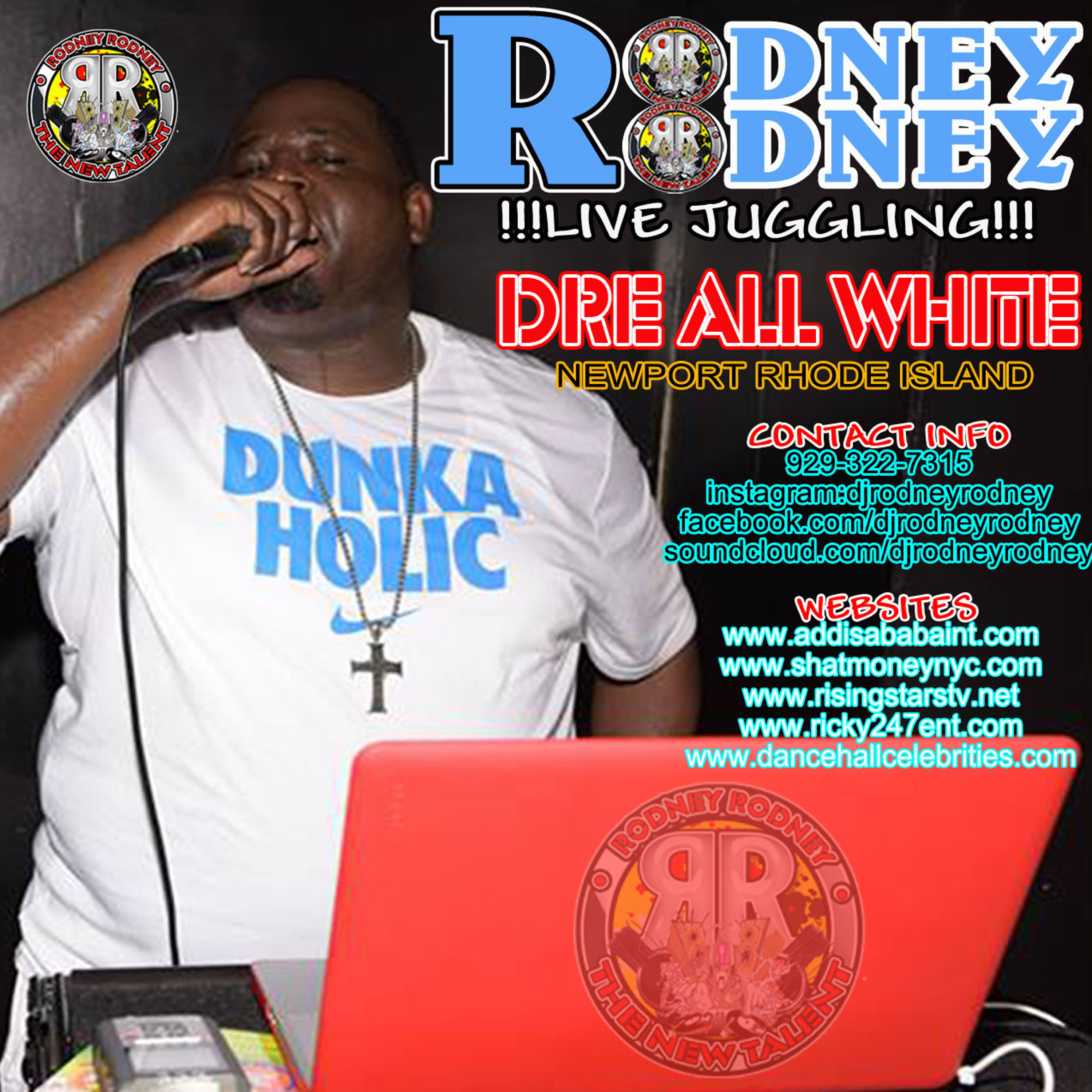 RODNEYRODNEY LIVE JUGGLING IN NEWPORT RHODE ISLAND DRE ALL WHITE PARTY episode artwork