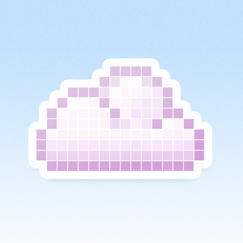 Облако по клеточкам рисунок