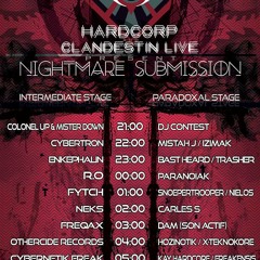 Nielos & SnoeperTrooper @ Luik - Clandestin Vs. Hardcorps - Nightmare Submission 2015