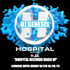 DJ Genesis 'Hospital Records Mash Up'  on Carnival Super Sunday on EFM 30 /08 /15