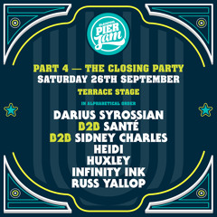 PIER JAM PART 4- THE CLOSING PARTY WITH DARIUS SYROSSIAN, SANTE, SIDNEY CHARLES + MORE