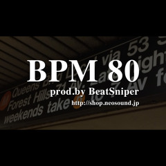 HIPHOP INST BPM80 - ヒップホップ インストトラック