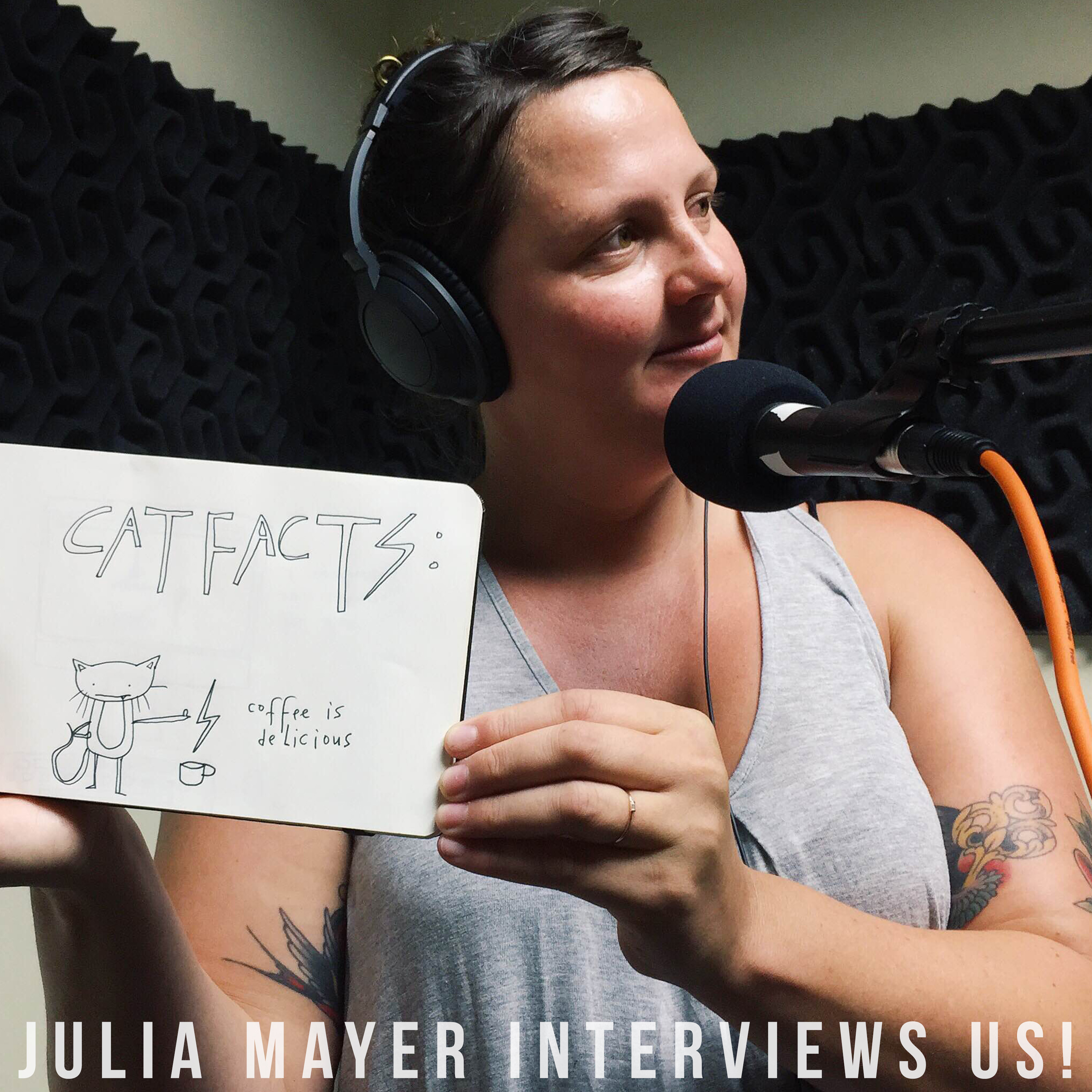 Julia Mayer Turns The Tables And Interviews Us!