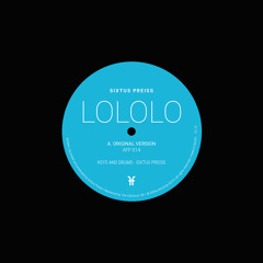 Premiere: Sixtus Preiss - Lololo (Original Version)