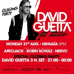 David Guetta Live @ Ushuaia Ibiza Closing Party - BLACK vs HOW DEEP IS YOUR LOVE (Dimitro Mashup)