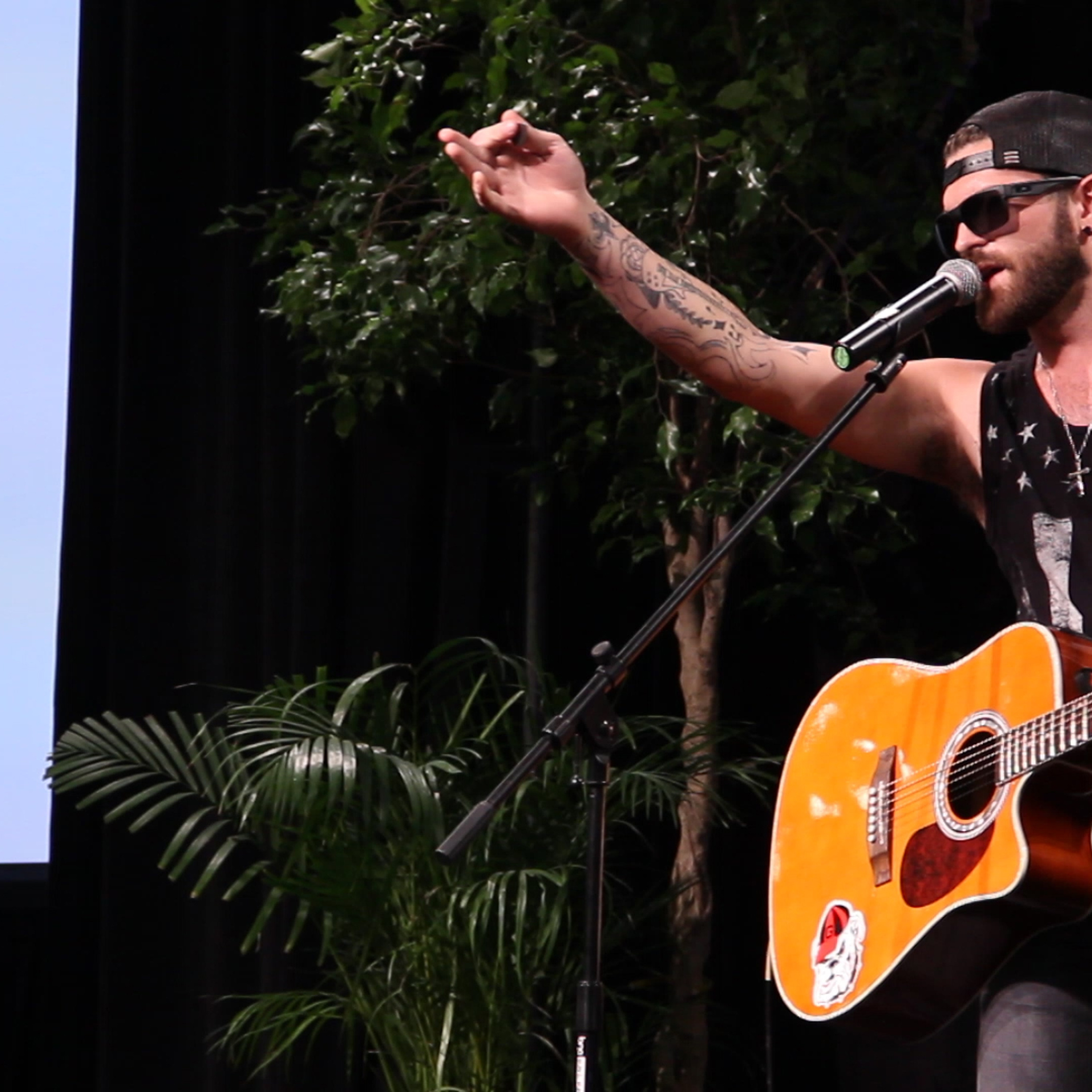 Nate Moran live at Trucker Talent Search 2015 with "Middle of the Moonlight" thumbnail