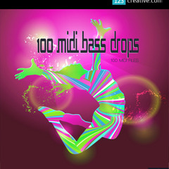 Midi Bass Drops - 100 Midi files, Midi Loops