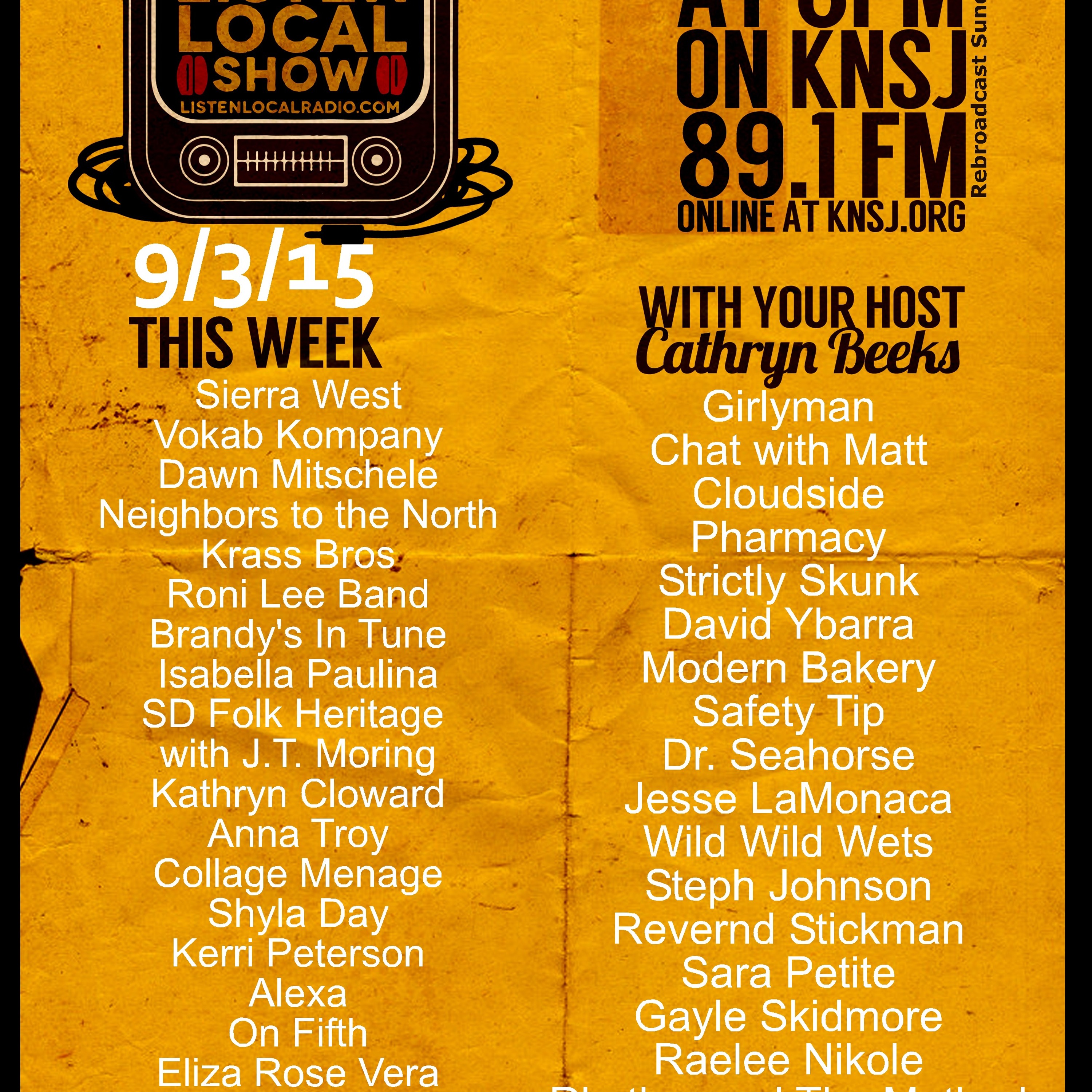 The Listen Local Show 9 3 15