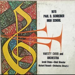 1975 Schreiber HS Varsity Choir & Orchestra Spring Concert April 24th 1975