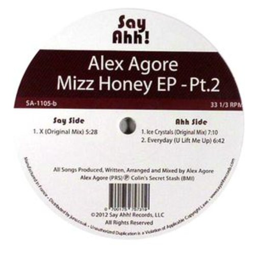 Alex Agore - X (Say Ahh Records)