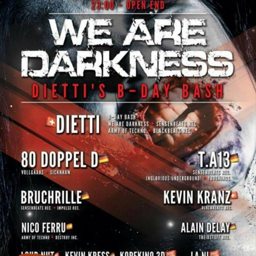 BRUCHRILLE b2b NICO FERRU  @ We Are Darkness 4.9.15 E-FELD KÖLN