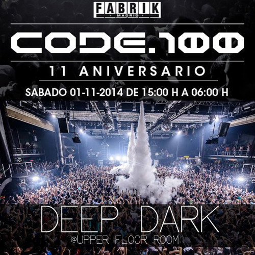DEEP DARK @ CODE 100 - FABRIK - Upper Floor Room - 1 NOV 2014