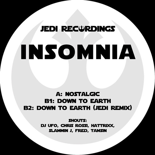 Insomnia - Down To Earth (Jedi Remix) 128k Preview Clip