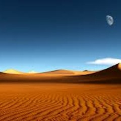 Desert Of Gold And Blue
