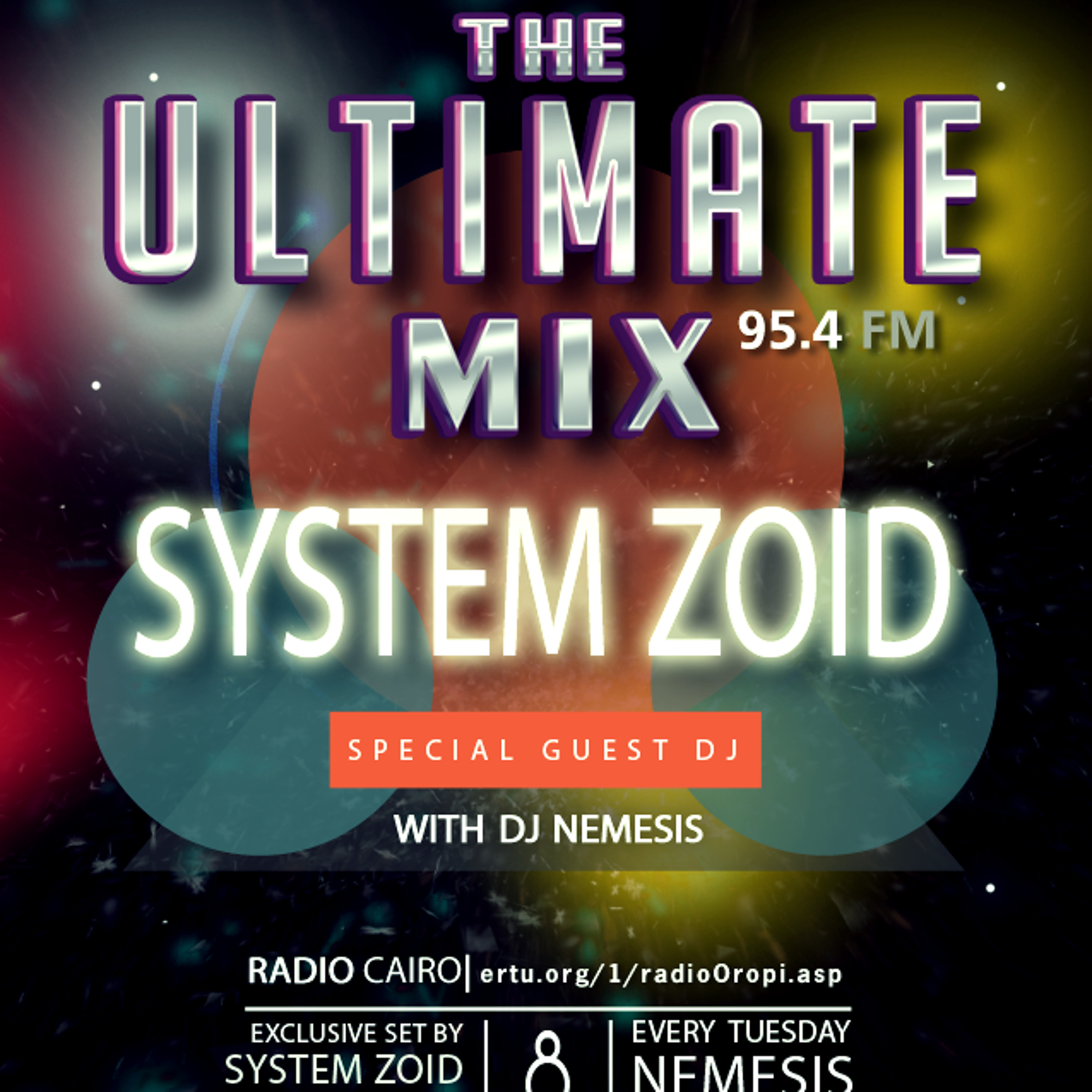Nemesis - The Ultimate Mix Radio Show (033) 08/09/2015 (Guest System Zoid) episode artwork