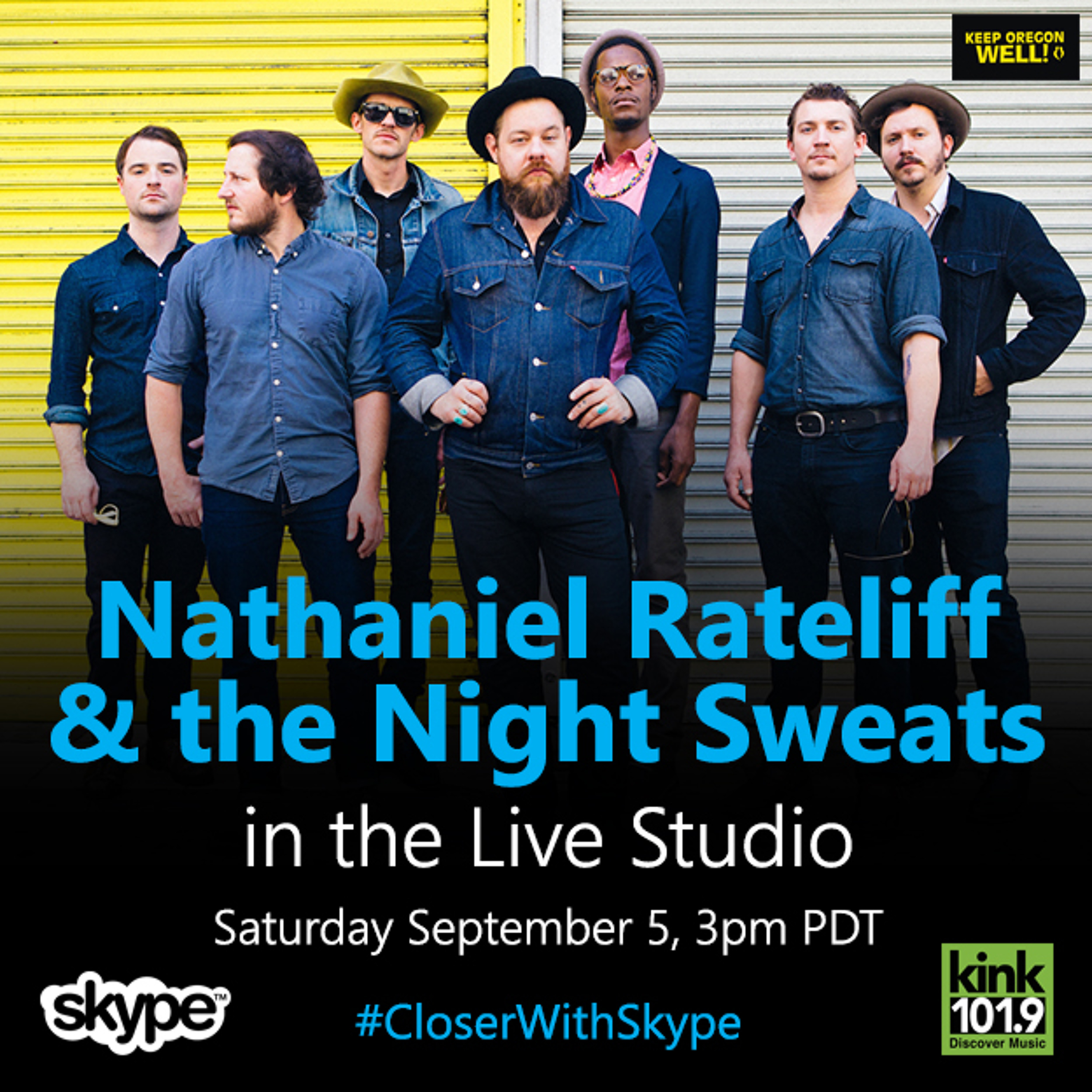 KINK presents Nathaniel Rateliff & the Night Sweats @ Skype Live Studio episode artwork