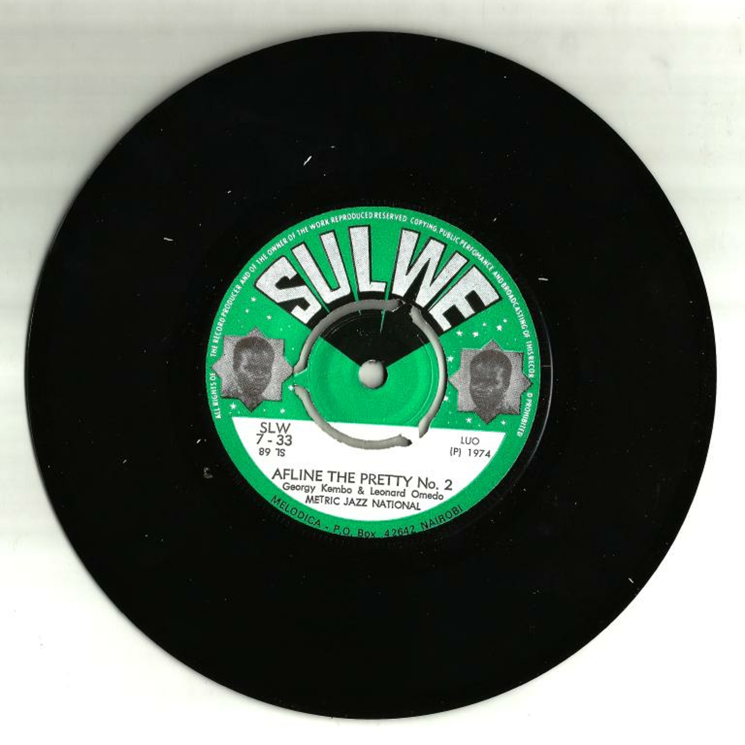 SLW 7-33 - SULWE - ALFINE THE PRETTY - METRIC JAZZ BAND -  INCH VINYL RECORD - MELODICA MUSIC STORES episode artwork