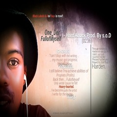 One Der FullofMyself - Hard Knock Prod. By S.o.D