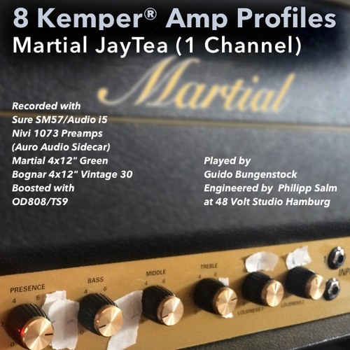 Kemper Amp profiles of the Martial JayTea