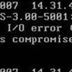 I/O ERROR