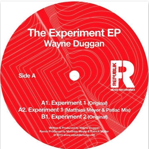 Premiere: Wayne Duggan - Experiment 1 (Matthias Meyer And Patlac Remix) [RePublik Music]
