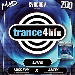 Miss Evy & ANDY Live @ Trance4life / MAD Lausanne (11.09.2015)