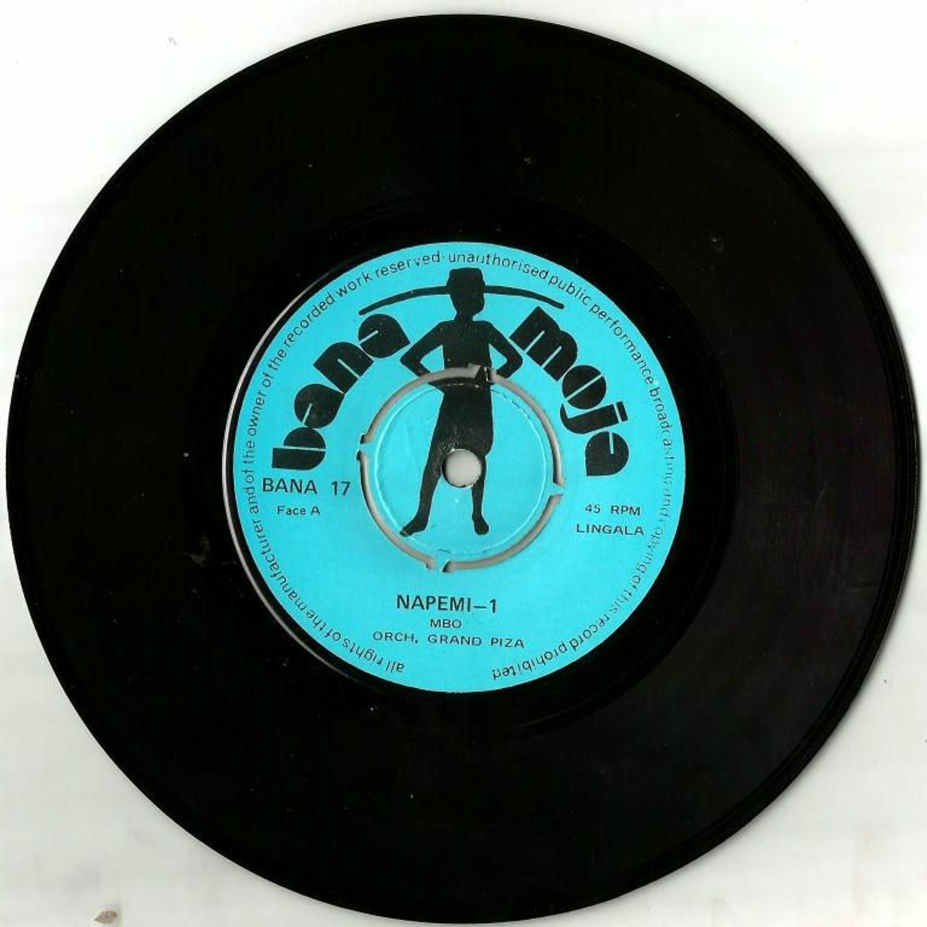 BANA 17 - BANA MOJA - NAPEMI PT 1/2 - GRAND PIZA - 7 INCH VINYL RECORD - MELODICA MUSIC STORES episode artwork