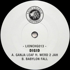 Digid - Ganja Leaf ft. Werd 2 Jah / Babylon Fall (LIONCHG013) [FKOF Promo]