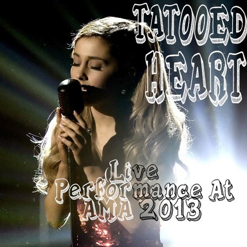 Ariana Grande Tattooed Heart Live Performance At Ama 2013