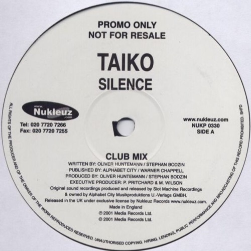 Taiko - Silence (Macktime Freestyle Bootleg.)