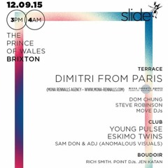 Dimitri From Paris  Live at Slide Prince Of Wales  Brixton Sep 12 2015