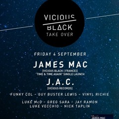2015.09.04 - JAMES MAC @ VICIOUS BLACK NIGHT - OneSixOne, Melbourne, AUS