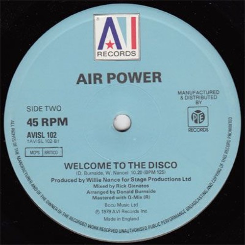 Air Power - Welcome To The Disco - Re Touch