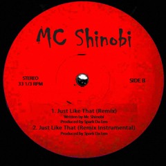 Mc Shinobi - Just Like That (Spark Da Izm Remix Instrumental)(2015)