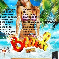 Racket Club Live @ The 24hrPartyNinja Beach Rave Half Moon Bay 9.12.15 [FREE DOWNLOAD]