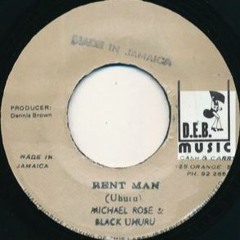 Black Uhuru "Rent Man"/'Rent Board"