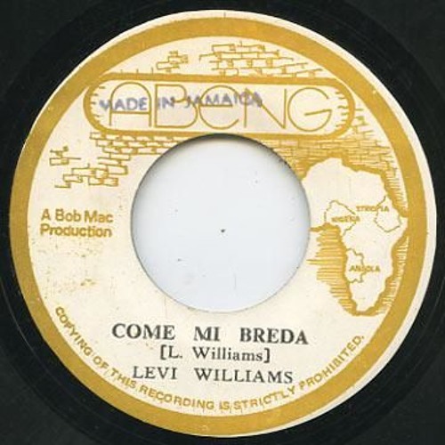 "Levi  Williams" -  Come mi breda ( Approx. year : 1975)