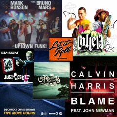 Bruno Mars, Eminem, Calle 13, Flo rida, , Deorro, The Rasmus - Uptown funk Vs Five more hours