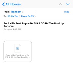 Ransom - Soul Killa Ft 3D Na'Tee & Royce Da 5'9 (Prod By Ransom)