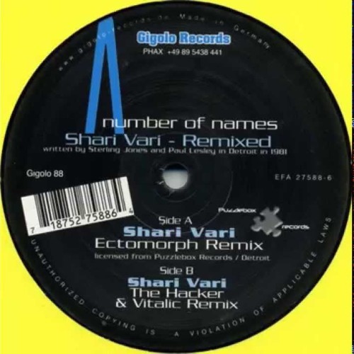 A Number Of Names - Shari Vari (The Hacker & Vitalic Remix)
