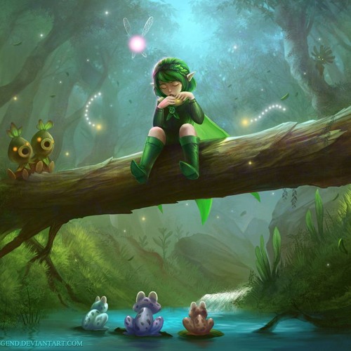 Stream Zelda Ocarina of Time-Lost Woods by DRE